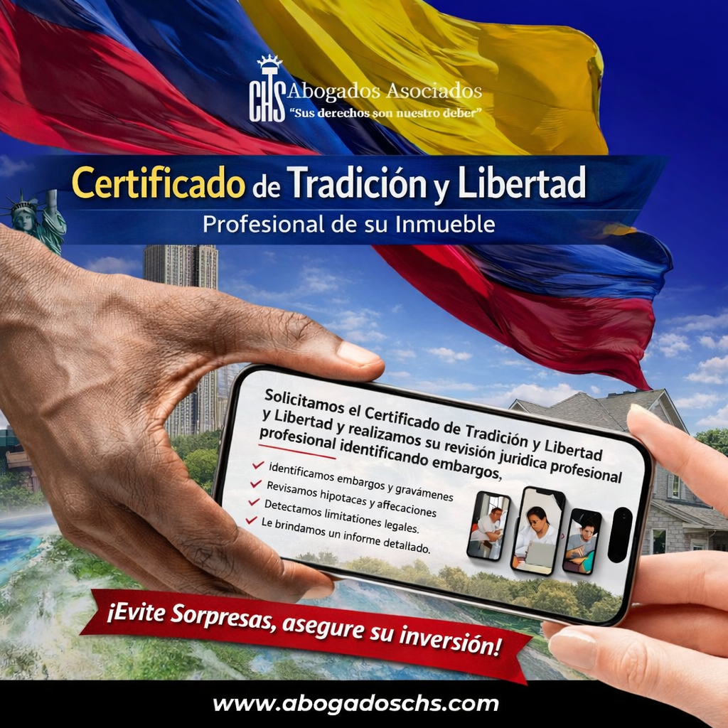 Obtención y Estudio Jurídico de Certificado de Tradición y Libertad